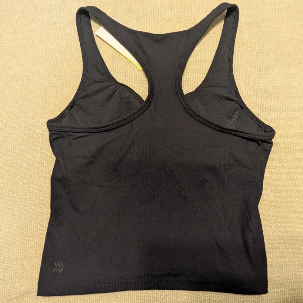 All In Motion XS Black Eds Rib Racerback Tank - Picture 2 of 4